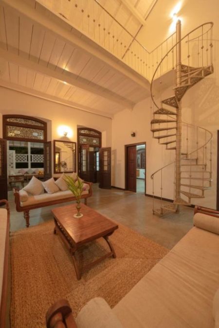 Living Room - LUXURY DUTCH COLONIAL VILLA for Sale – AHANGAMA, Sri Lanka