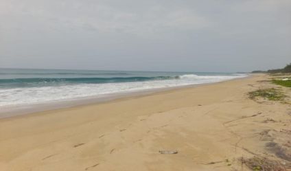 Beachfront land
