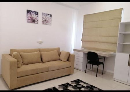 Living Room - 3 Bedroom Fully Furnished Apartment for Sale - Battaramulla, Relliance Residencies Koswatte | LKR 45 Million (EM741)