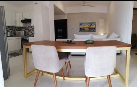 Dining room - 3 Bedroom Fully Furnished Apartment for Sale - Battaramulla, Relliance Residencies Koswatte | LKR 45 Million (EM741)