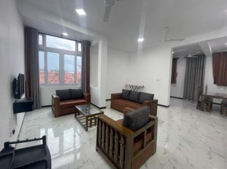 Living Room - 02 Bedroom Fully Furnished Apartment Short-Term Rental in Dehiwela.(Property Code: CSM202)