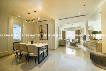 Living Room - 606 The Address - 2 Bedroom Furnished Apartment For Rent | 1190 sq.ft | Colombo 3 | EK-1485