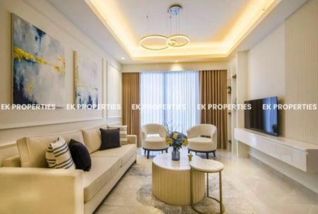 Living Room - 606 The Address - 2 Bedroom Furnished Apartment For Rent | 1190 sq.ft | Colombo 3 | EK-1485