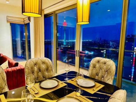 Living Room - 2 BR Fully Furnished Apartment for rent in Colombo 2