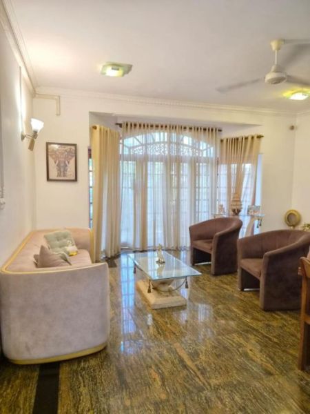 Living Room - Spacious 3-Storey Luxury Residence for Sale in the Heart of Wattala