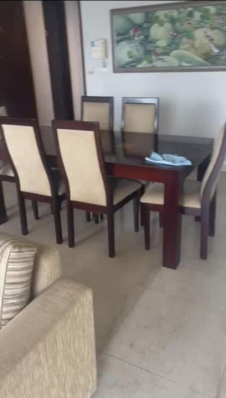 Dining room - Emperor/Sea Facing/2beds/Furnished/for rent in Colombo 3