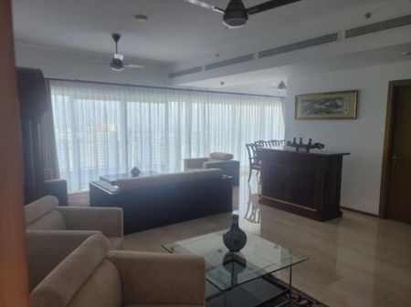 Living Room - 3 Bedroom Apartment For Rent In Colombo 02- PDA196