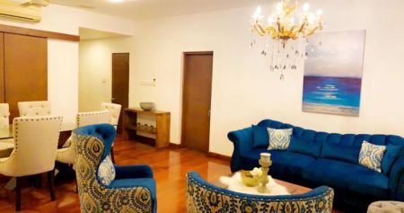 Living Room - Fairmount Residencies 03 Bedroom Higher Floor  Apartment for Sale in Rajagiriya