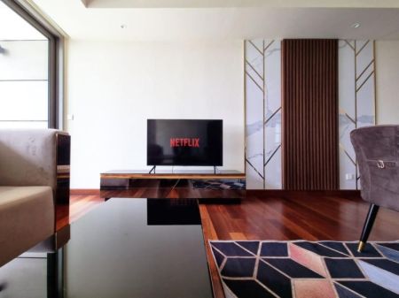 Living Room - Cinnamon Life/sea views/high-end furnished/02beds/for rent in Colombo-02.