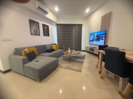 Living Room - Trizen fully furnished 3 bedrooms rent - Colombo 2 