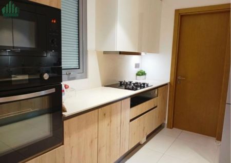 Kitchen - Luxury Furnished 3-Bedroom Apartment on a Higher Floor with City & Lake Views