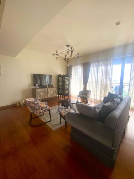 Living Room - 2 BR Apartment with a separate office Room for Rent at Shangri-La Residencies