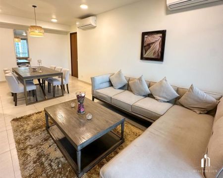 Living Room - Colombo City Centre CCC - 02 Bedroom Apartment for Rent - High Floor - Fully Furnished - Colombo 02