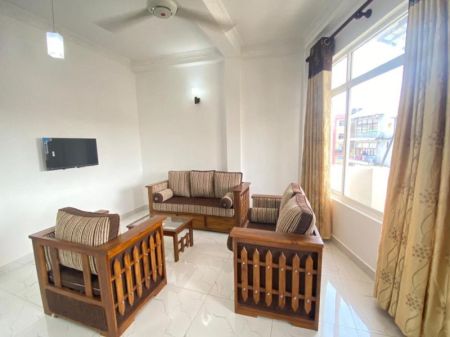Living Room - Kalubowila Long-Term 03 Bedroom  Fully Furnished Apartment for Rental . Code: ( CSA302 )