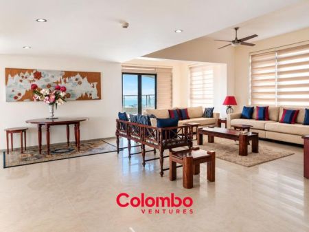 Living Room - HAVELOCK CITY PENTHOUSE - 4 Bed Penthouse Leyards Tower Fully Furnished Sea View Apartment for SALE – Colombo 5 (AS-340)