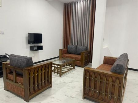 Living Room - 2-Bedroom Fully Furnished Apartment Long-Term Rental in Dehiwala. (Property Code: CSM202)