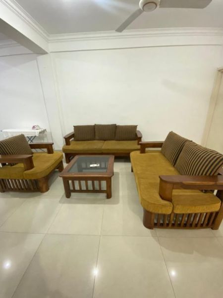 Living Room - 3BHK  Fully Furnished Apartment for Long-Term Rental in Colombo-05. (CSMP502 )