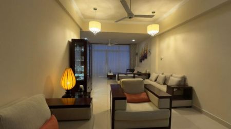 Living Room - Fully Furnished Marine city Apartment for Rent in Dehiwala - EA395