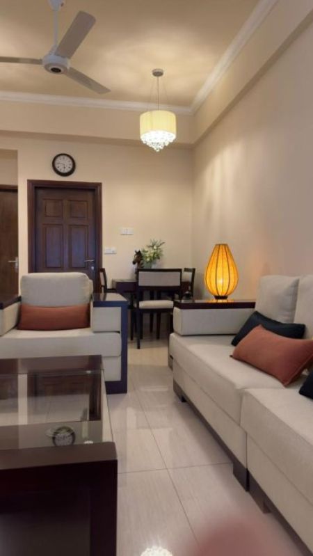 Living Room - Fully Furnished Marine city Apartment for Rent in Dehiwala - EA395