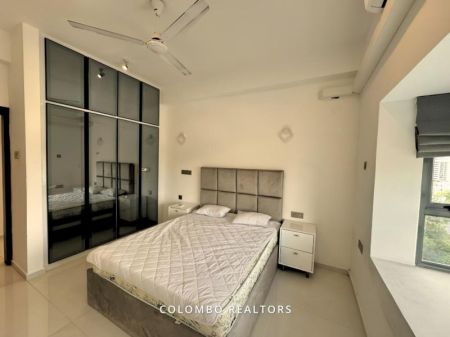 Bedroom - TREND PANORAMA – 3 Room 1500 sqft Fully Furnished Apartment for SALE - Colombo 6   (AS-341)