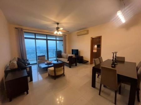 Living Room - Havelock City - 02 Bedroom Furnished Apartment for Rent in Colombo 05 (A160)