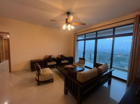 Living Room - Havelock City - 02 Bedroom Furnished Apartment for Rent in Colombo 05 (A160)