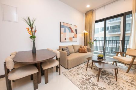 Living Room - Apartment for Rent - TRI-ZEN - Colombo 02 | LKR 450,000