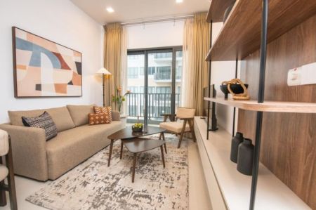 Living Room - Apartment for Rent - TRI-ZEN - Colombo 02 | LKR 450,000