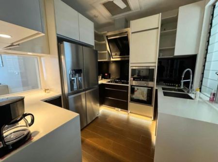 Kitchen - 7th Sense - 02 Bedroom Furnished Apartment for Rent in Colombo 07 (A971)-RENTED