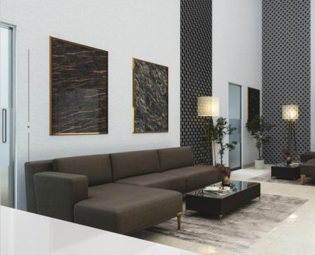 Living Room - Luxury Apartment for Sale – Off Plan Opportunity at Pointe, Alfred House Avenue, Colombo 3