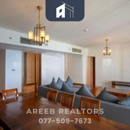 Living Room - AR010 – Luxury Apartment for Rent (One Galle Face Residences – Shangri-La, Colombo 02)