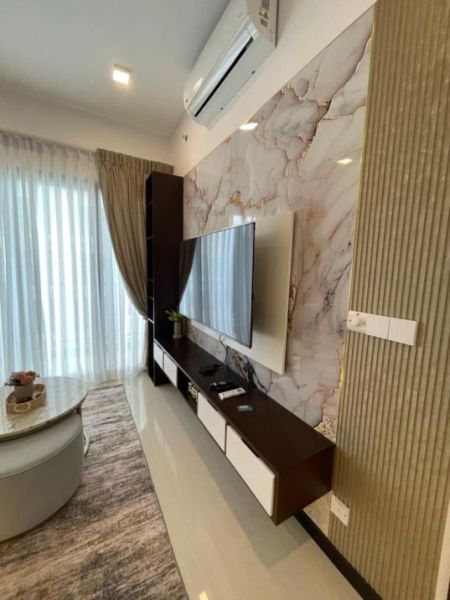 Living Room - Trizen 2 bedrooms fully furnished apartment at Colombo 2 -Rent 