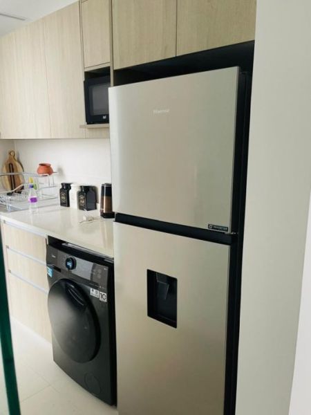 Kitchen - Trizen 2 bedrooms fully furnished apartment at Colombo 2 -Rent 