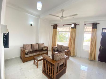 Living Room - 3-Bedroom Fully Furnished Apartment for Long-Term Rental in Kalubowila.  Property Code: ( CSA302 )