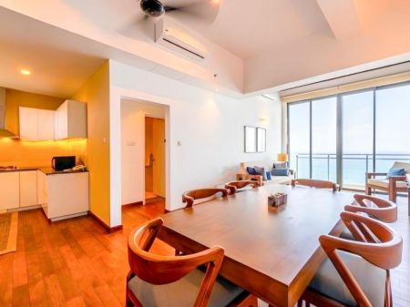 Dining room - Apartment for Sale in Oceanfront Condominium, Galle