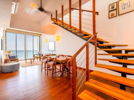 Living Room - Apartment for Sale in Oceanfront Condominium, Galle