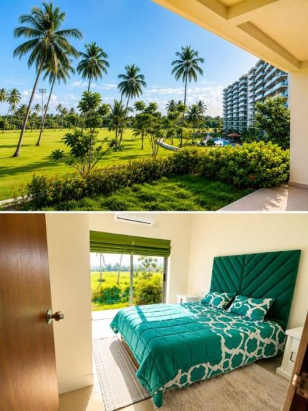 Bedroom - Canterbury/Full Golf Course views/ground floor/03beds/furnished/for sale in Piliyandala.