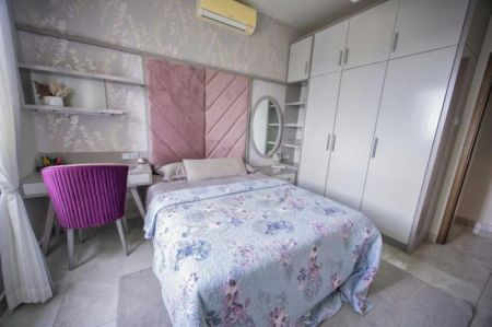 Bedroom -  Capital Heights - 03 Bedroom Furnished Apartment for Sale in Rajagiriya (A5011)-SOLD