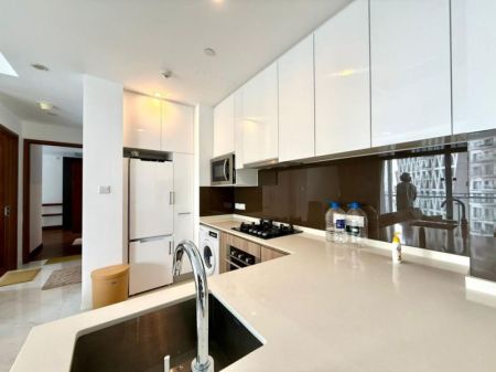 Kitchen - capital twin peaks 2 bedrooms furnished apartment rent -Colombo 2 
