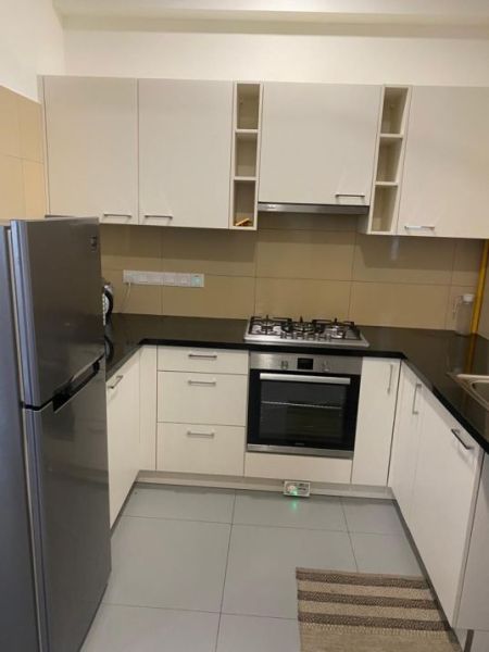 Kitchen - Short term Iconic Galaxy Residencies Apartment for rent in Rajagiriya 