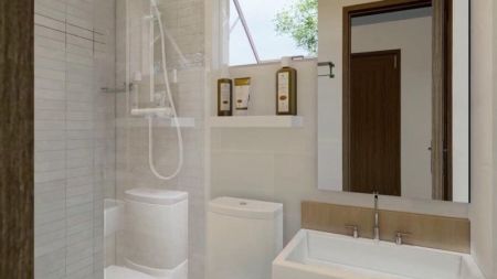 Bathroom - 4 Bedroom House Construction in Ambalantota / Rs. 24.7 million / 73000 USD / Rs.246 Laks (Construction Cost)