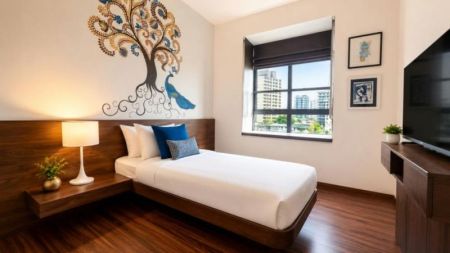 Bedroom - Havelock City - 03 Bedroom Furnished Apartment for Sale in Colombo 05 (A6187)-SOLD