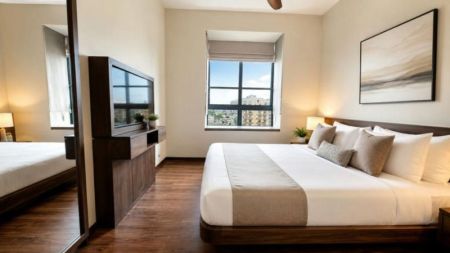 Bedroom - Havelock City - 03 Bedroom Furnished Apartment for Sale in Colombo 05 (A6187)-SOLD