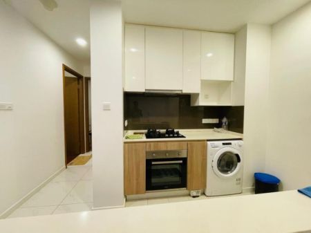 Kitchen - capital twin peaks 2 bedrooms furnished apartment rent -Colombo 2 