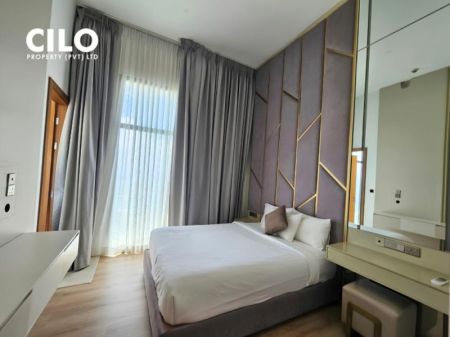 Bedroom - Luxury Sky Residence | Altair Colombo 02 | 60+ Floor | Panoramic Sea & Harbour Views