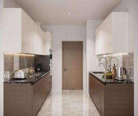Kitchen - Luxury Apartment For Sale In Thalawathugoda - Asterra Residencies (Resale)
