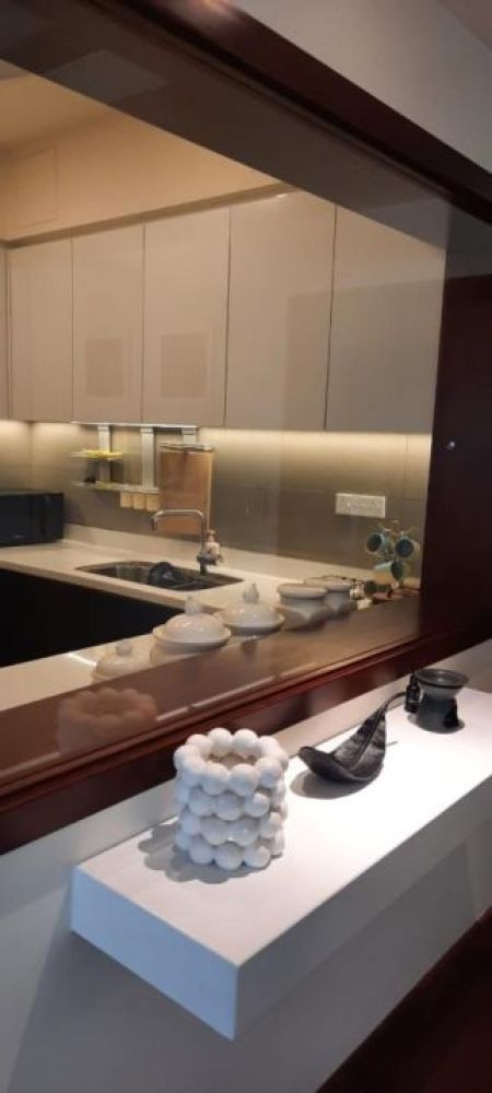 Kitchen - 2 Bedroom Luxury Apartment for Rent - Colombo 2, Cinnamon Life Residencies | USD 2,500 Per Month (EM836)