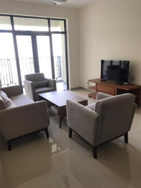 Living Room - Havelock City - 02 Bedroom Furnished Apartment for Rent in Colombo 05 (A1124)-RENTED