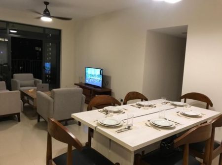 Dining room - Havelock City - 02 Bedroom Furnished Apartment for Rent in Colombo 05 (A1124)-RENTED