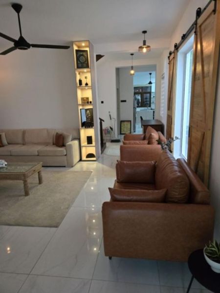 Living Room - Fully Furnished 3 Storied House with 8 Perches Land at Piliyandala